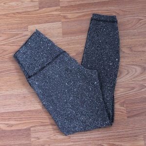 Lululemon align leggings pants full length size 4 black white speckle galaxy